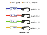 Bungee Cord - Set Of 15 - Mix
